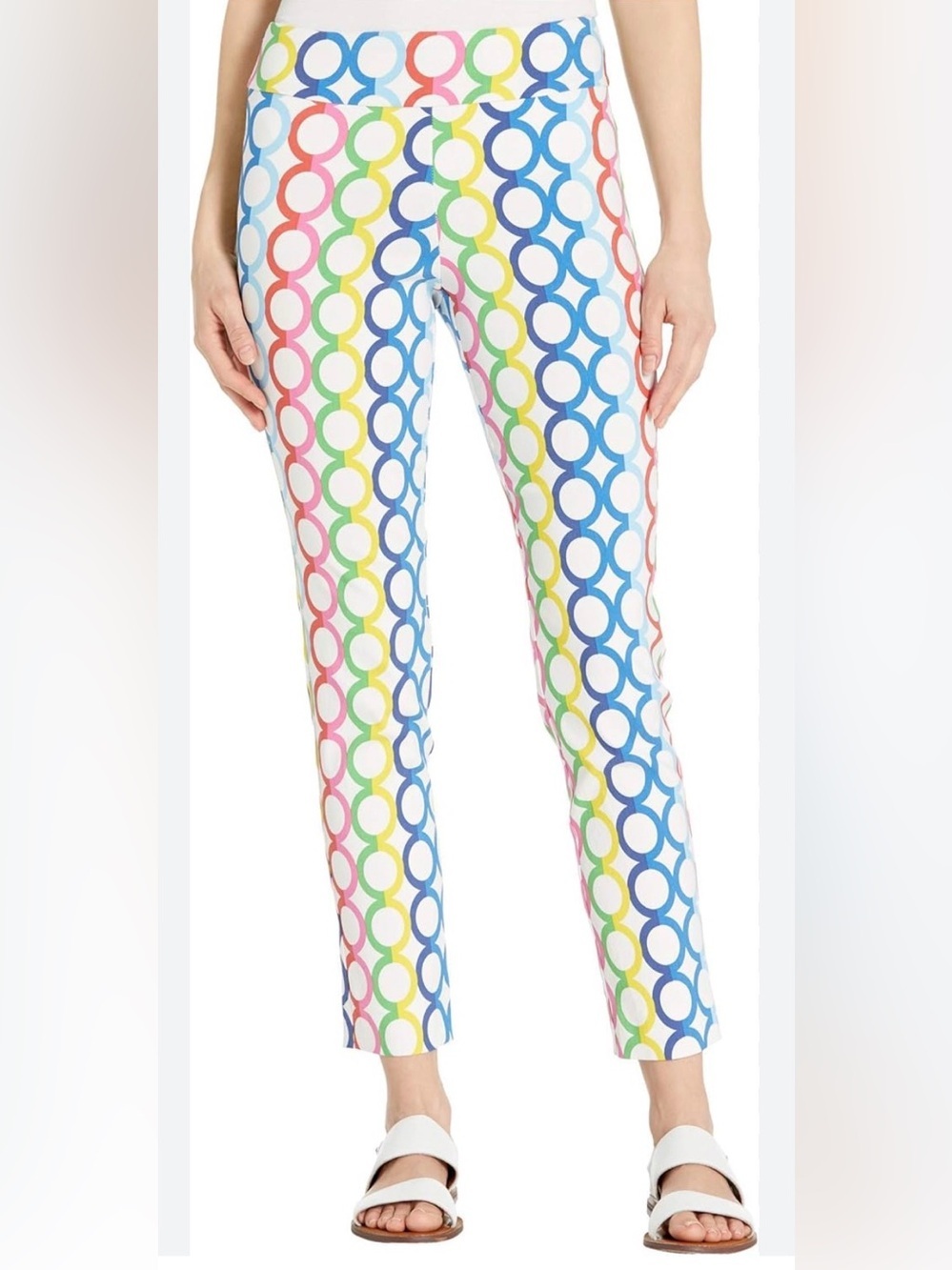 Krazy Larry, size 12 ankle length pull on colorful pants